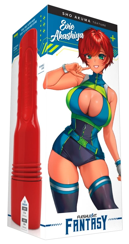 Evie Akashiya Sho Akuma, Fleshlight Fantasy Evie Akashiya Sho Akuma Handjob Masturbator in realistischer Vagina-Optik mit intensiven Innenstrukturen und diskretem Taschenlampen-Design