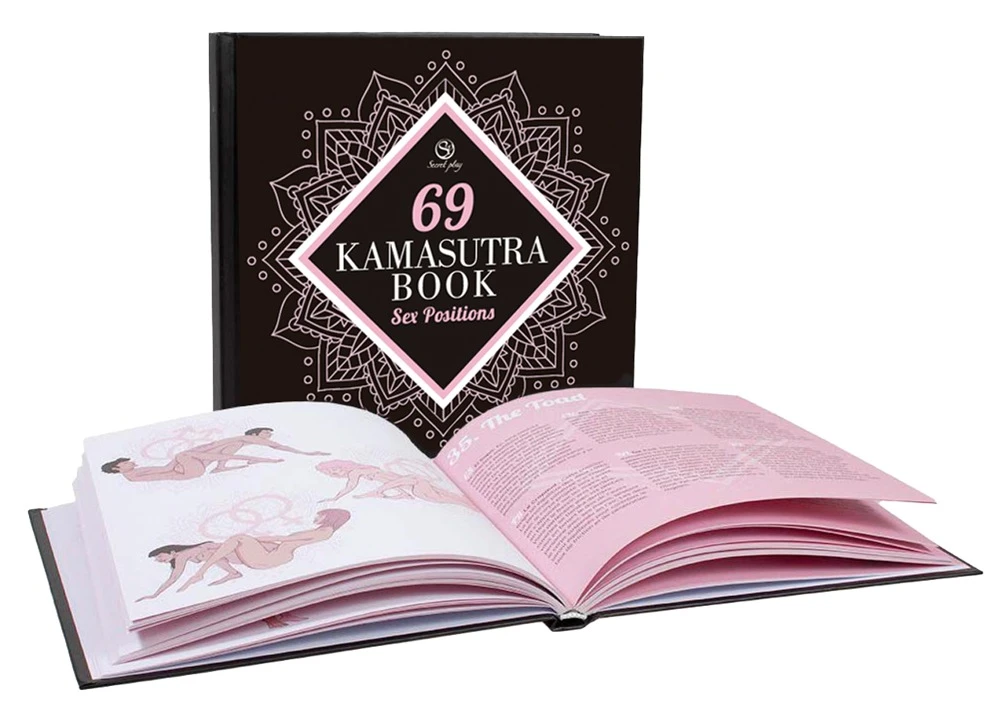 Kamasutra Book 69 Sex Positions von Secret Play – sexy erotisches Hardcover mit 69 illustrierten Stellungen, klaren Anleitungen, Tipps und mehrsprachigem Inhalt für neue Lustmomente