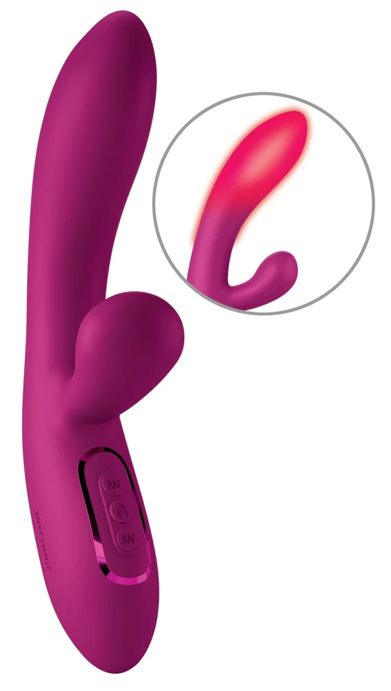 JJ Solis Rabbit, Solis Rabbitvibrator: 3 Motoren, 10 Vibrationsmodi & Wärmefunktion für intensive Dual-Stimulation und höchsten Komfort!