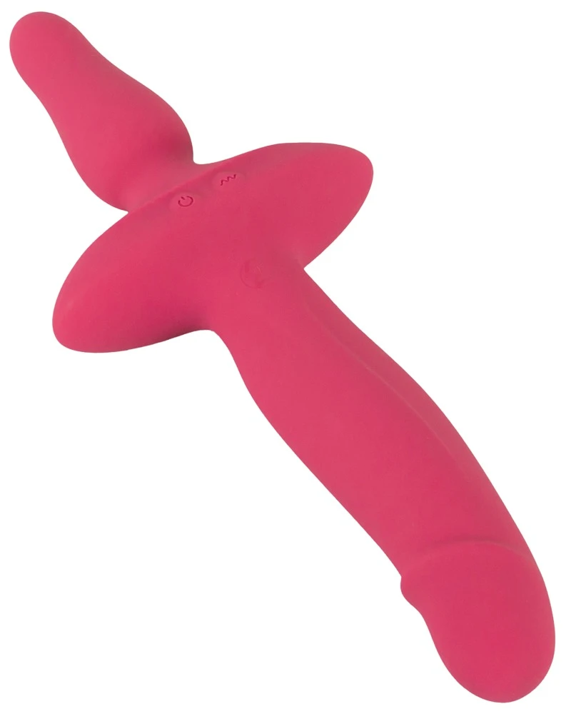 Couples Choice 2in1 Vibrator, Vielseitiger Vibrator für sinnliches Vergnügen: 2 leise Motoren, 10 Modi, wasserfest und aus geschmeidigem Soft-Touch-Silikon