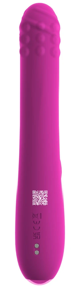 Smile Rabbit Vibrator Rotating, Rabbitvibrator mit Rotation & Stoßfunktion Triple-Stimulation für Vagina & Klitoris 9 Modi sexy Reizwäsche Sweet Smile