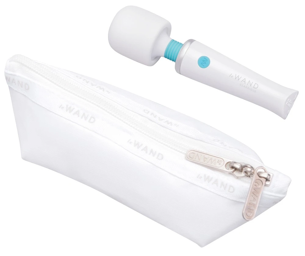 Classique Mini Wand Massager, Le Wand Classique Mini Luxus-Massagestab mit extrastarker Vibration, flexiblem Soft Touch Kopf und ikonischem Design für intensive Solo- und Paarmassagen