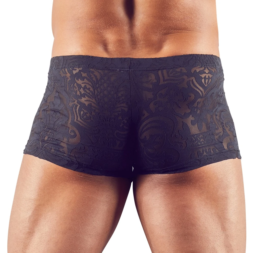 Erregend transparente Pants in samtiger Ausbrenner-Optik. Herrlich weich und elastisch für einen angenehmen Tragekomfort.