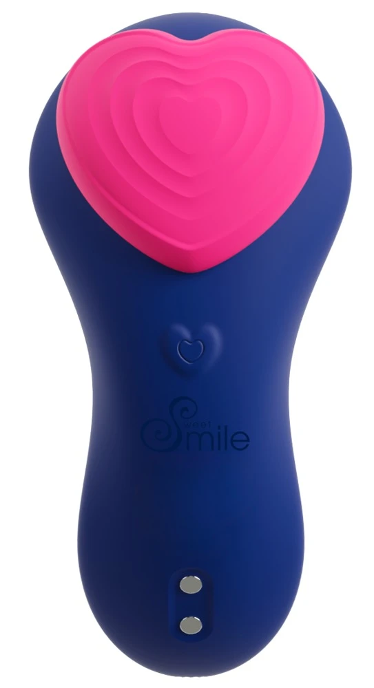 Smile RC Panty Vibrator Heart, Sweet Smile RC Panty Vibrator Heart – Stylischer Mini-Vibrator mit Herz-Magnet, 9 intensiven Vibrationsmodi und Fernbedienung für heimliche Lustmomente im Slip