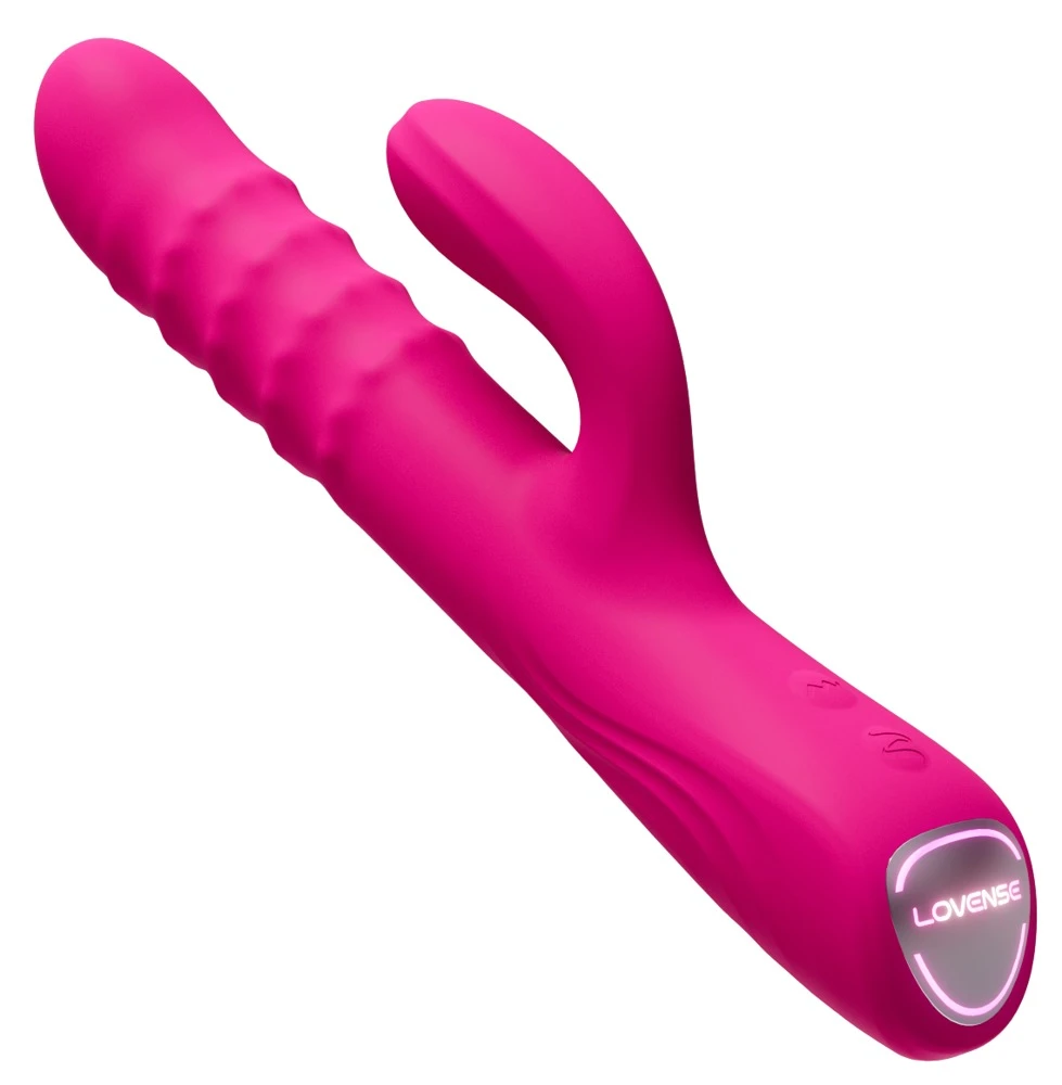 Velvo, Lovense Velvo Rabbitvibrator mit WaveRoller 360° Rotation & App-Steuerung für intensive Lustmomente