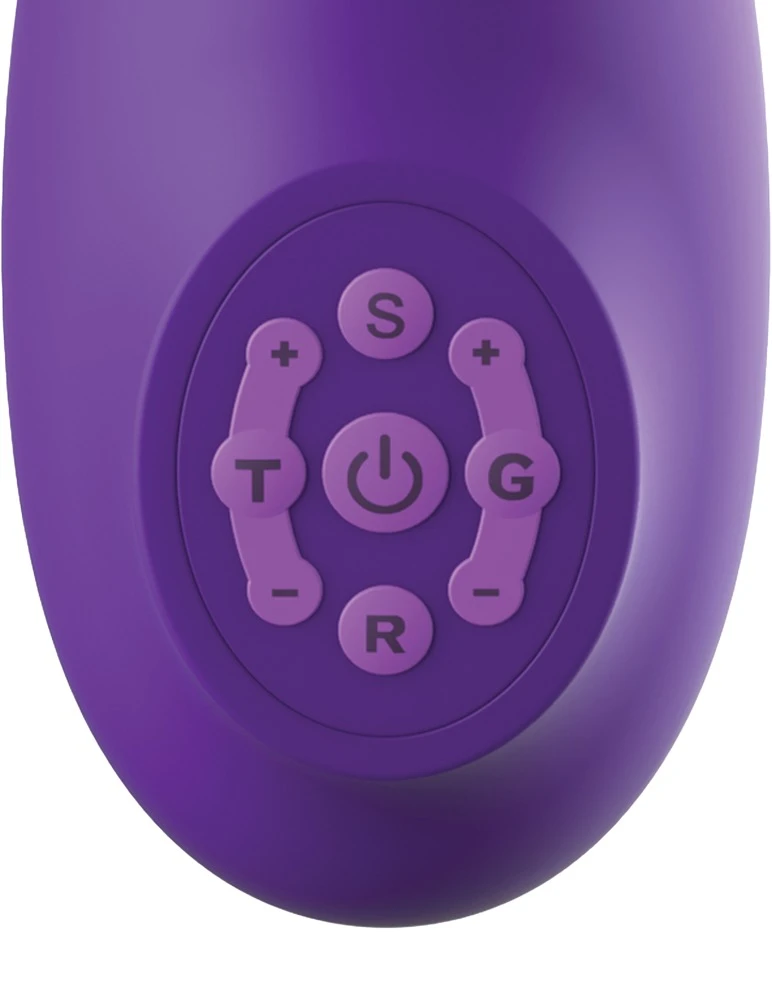 FFH Pleasure Pro Plus Purple, Intensiv stimuliert von innen und außen: 5 Motoren, saugende Lustschale und vibrierende Leck-Zunge für dein nächstes Lustlevel