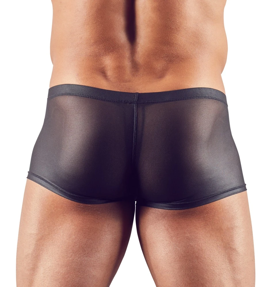 Klassische Pants von Svenjoyment mit unterlegtem Reißverschluss im Beutel. Leicht glänzend und im semitransparenten Look.