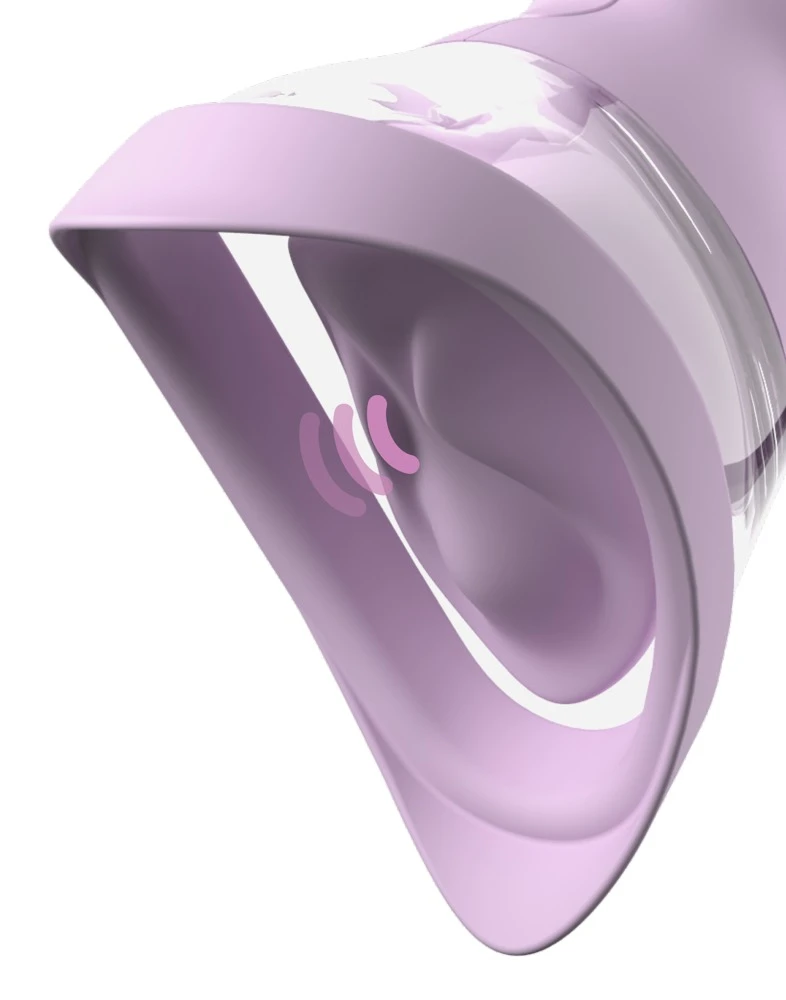 FFH Veloura Touch Pleasure Pum, Fantasy For Her Veloura Touch Pleasure Pump – Aufreizende Intim-Saugschale mit 10 Vibrationsmodi, 3 Saugstufen und intensiver Stimulation für prickelnde Lustmomente