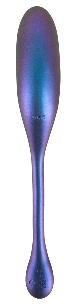 Smile Metallic Flexible Double, Sweet Smile Vibro-Ei mit Vibro-Bunny – flexibles Metallic-Silicone Toy im schimmernden Glossy-Look mit zwei Motoren für intensive Dual-Stimulation von Vagina und Klitoris