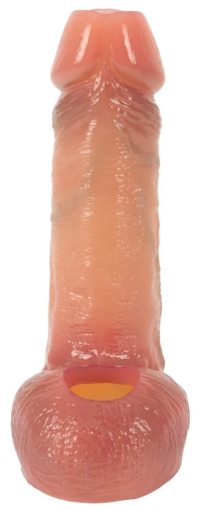 Realistixxx Sleeve Intense, Penis- & Hodenhülle RealSleeve Intense verdickt spürbar, offen an Eichel & Hoden für maximale Stimulation und stärkere Erektion