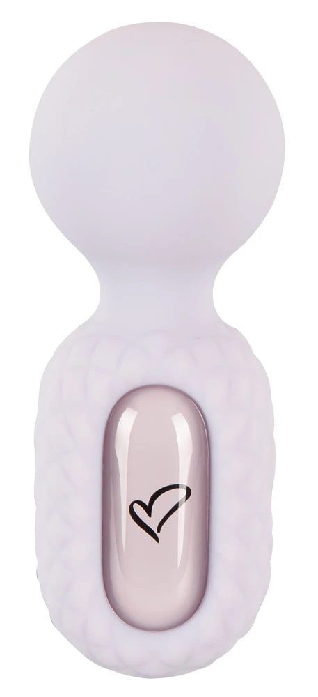 beau coeur Celoro Mini Wand, CELORO Mini Wand – kompakter Massagestab mit softem Kopf, 10 intensiven Vibrationsmodi und stylischer Rautenstruktur für präzise Lustmomente überall