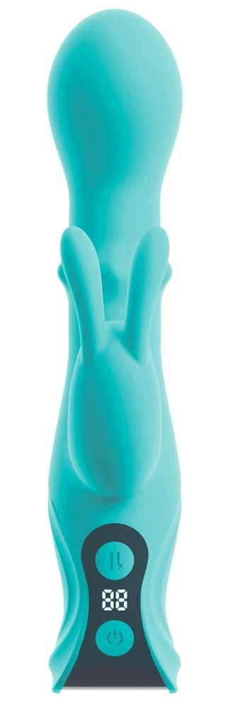 beau coeur Oriven Rabbit Vibra, ORIVEN Rabbitvibrator mit nickendem Vibro-Kopf & Slide Ring für intensive Dual-Stimulation von G-Zone & Klitoris