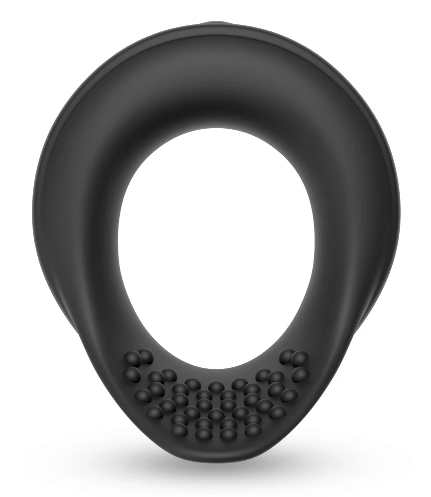 Rebel Ball Ring with Vibration, Dehnbarer Hodenring mit Vibration sorgt für intensive Stimulation, kraftvolle Erektion und tiefe Lustmomente dank 10 Vibrationsmodi