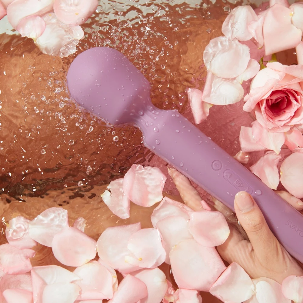 Emma Neo 2, Luxuriöser Massagestab Emma Neo 2 mit Bunny-Aufsatz, 5 Vibrationsmodi, Wärmefunktion und intelligentem Modus