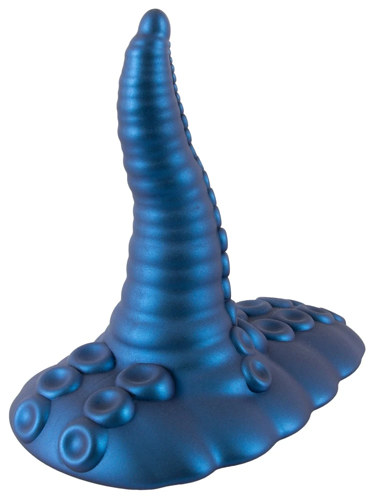 Beasty Cocks Tentacle Pad, Aufsitzvibrator im sexy Tentakel-Design mit starker Struktur, schimmernder Metallic-Optik, kräftigem Saugfuß und Fernbedienung für intensive Solo-Momente