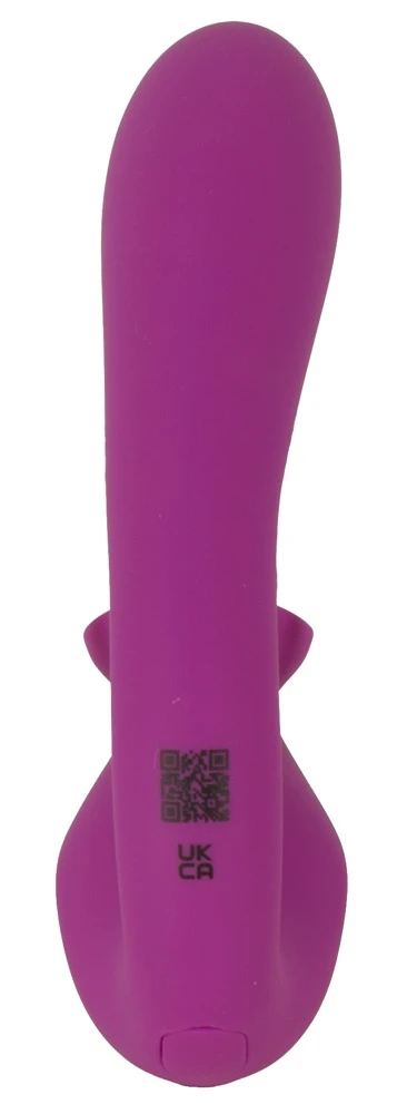 Javida 2F Vibrator Double Rota, Vibrator mit Doppelrotation für intensive G-Punkt- und Klitorisstimulation, 10 Modi und getrennte Steuerung von Javida