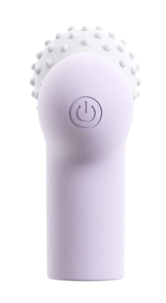 beau coeur Mini Massage Gun, RIONEX Mini Massager von beau cœur kompakter Minivibrator im Massagepistolen-Design mit 10 kraftvollen Vibrationsmodi und weichem Noppenkopf für gezielte Stimulation