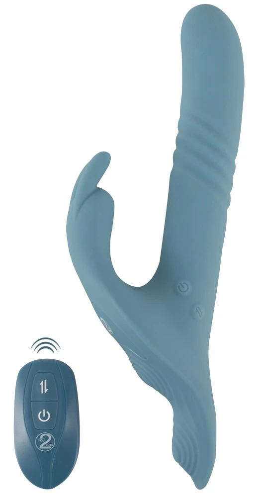 You2Toys Strap-on Set mit Harness, Rabbit-Vibrator & Fernbedienung, 3 Motoren, 7 Modi für doppelten Genuss Your Strap-On Rabbit Vibrator