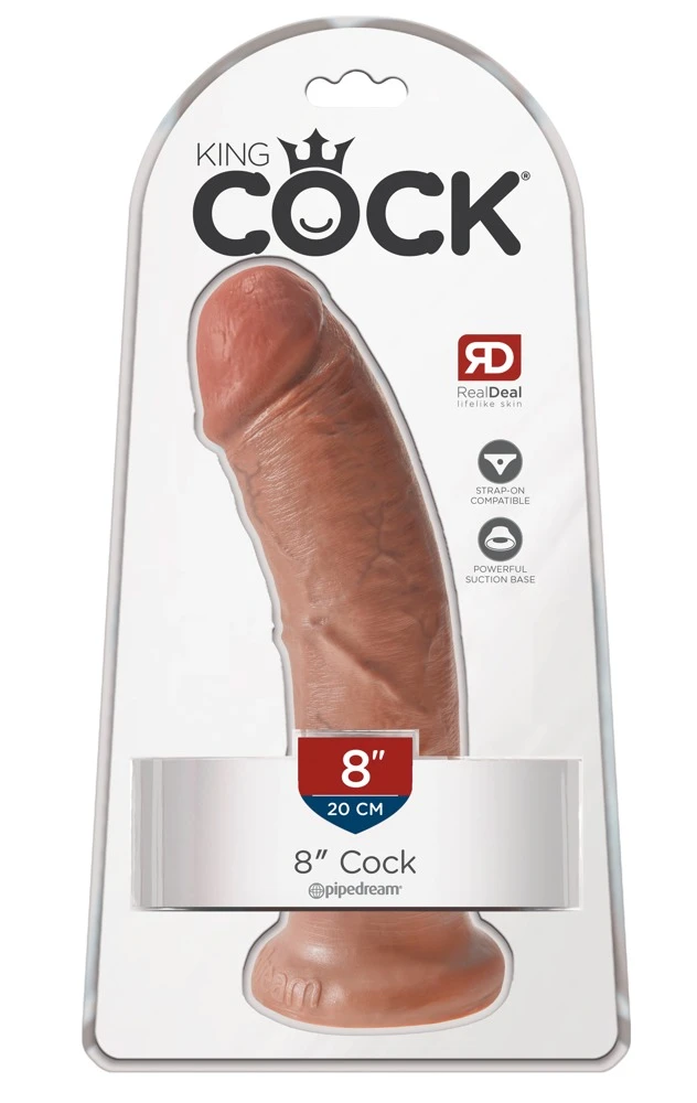 King Cock 8 Zoll - Naturdildo