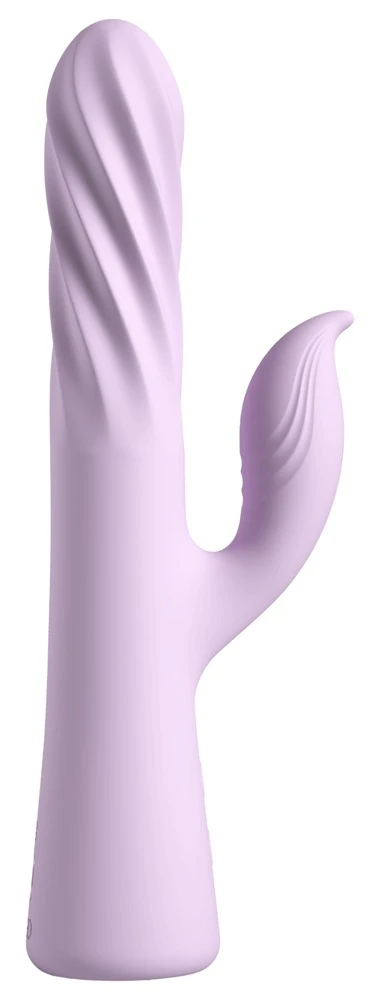 FFH Fantasy Twist Purple, Rabbitvibrator Fantasy Twist von Fantasy For Her – Spiral-Design mit 3 starken Motoren, TwistMotion und rotierenden Stoßbewegungen