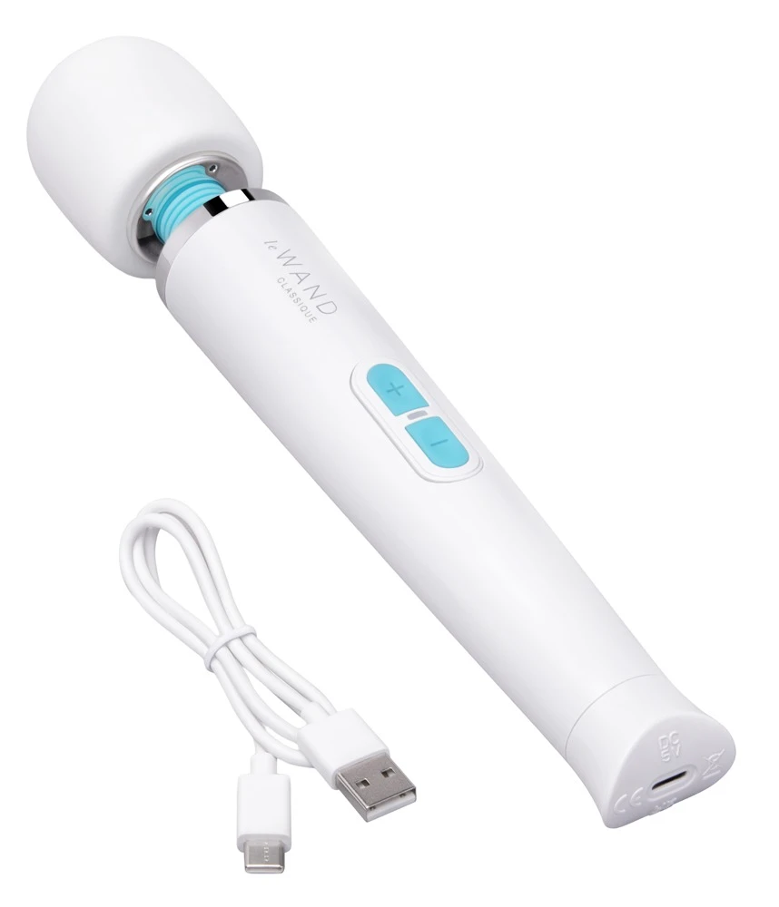 le Wand Classique Petite Wand, Luxus-Massagestab Classique Cordless Petite von le WAND mit 6.500 RPM Vibration, Soft-Touch Oberfläche und USB-C Ladefunktion