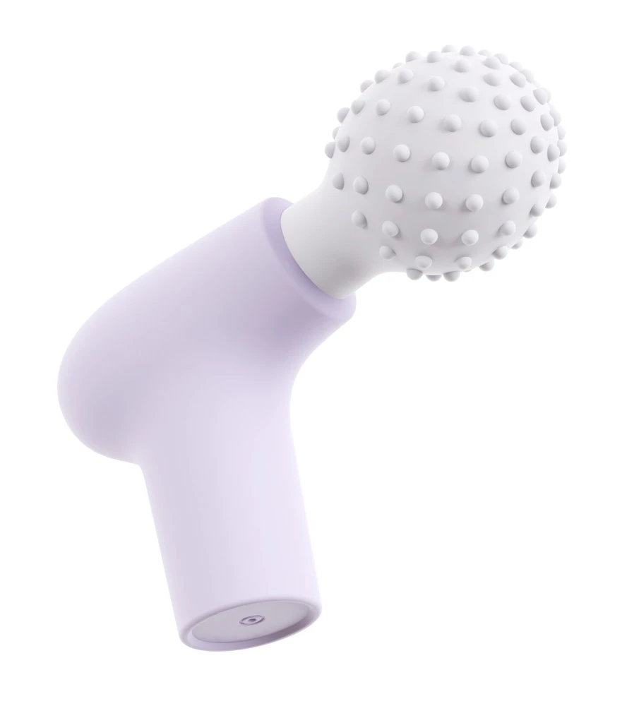 beau coeur Mini Massage Gun, RIONEX Mini Massager von beau cœur kompakter Minivibrator im Massagepistolen-Design mit 10 kraftvollen Vibrationsmodi und weichem Noppenkopf für gezielte Stimulation