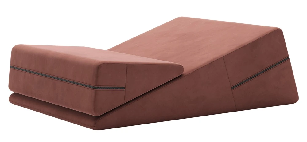 Wedge/Ramp Combo Cream, Anatomisch geformte Liebeskissen im Set für tiefere Penetration und neue Sexpositionen Waschbarer Mikrofaserbezug
