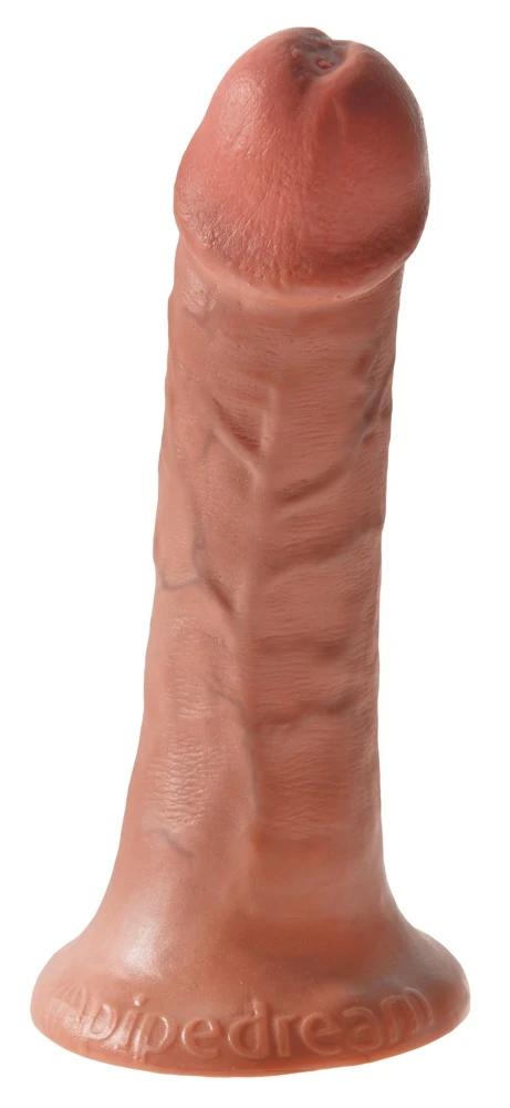 King Cock 6 Zoll Naturdldo mit Saugfuß