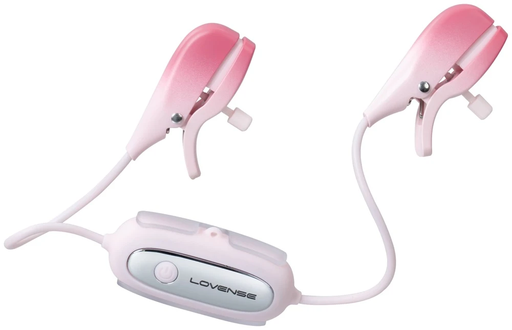 Gemini, Lovense Gemini vibrierende Nippelklemmen mit Halsband für heiße BDSM- und Paare-Spiele Bluetooth Steuerung