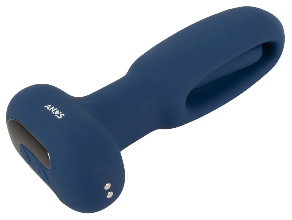 ANOS Flickering Tongue Butt Pl, ANOS RC Flicking Tongue Butt Plug: Vibrator mit innovativer Softzunge und 10 Pulsationsmodi für aufregenden analen Genuss!