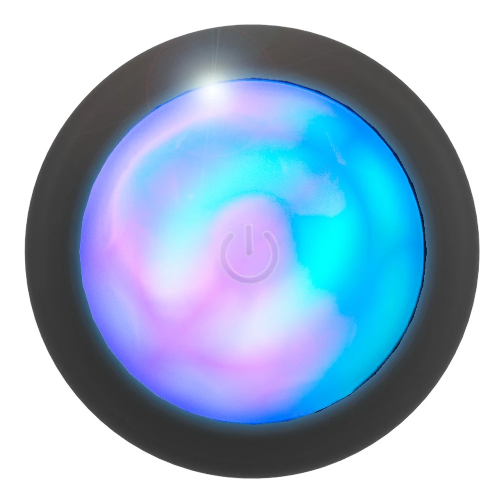 ANOS RC Flashing Butt Plug, RC Flashing Butt Plug with Vibration von ANOS – konischer Analplug mit LED-Lichtshow, 7 Modi und Fernbedienung für leuchtstarke Höhepunkte