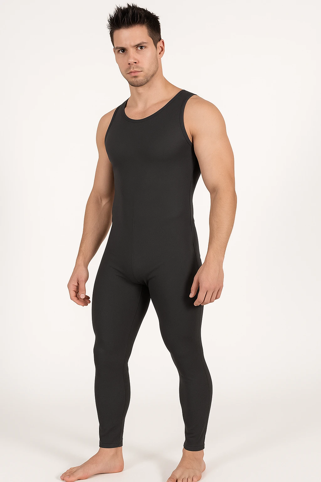 Overall von Late X – hautenger Latex-Einteiler mit Reißverschluss durch den Schritt, ultra sexy Passform, matter Look und körpernaher Sitz