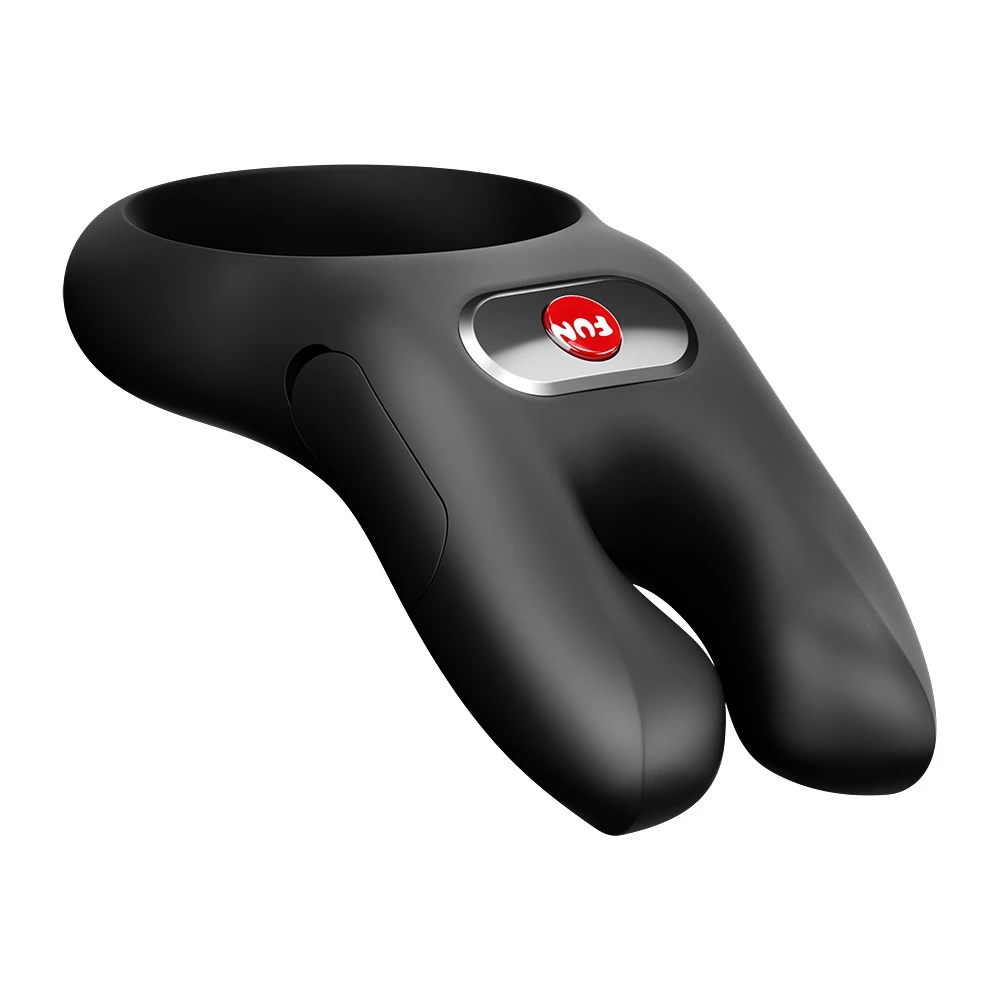 NOS Black, Vibro-Penisring mit 2 Motoren und flexiblen Stimulator-Armen für intensive Doppelstimulation und stärkere Ausdauer