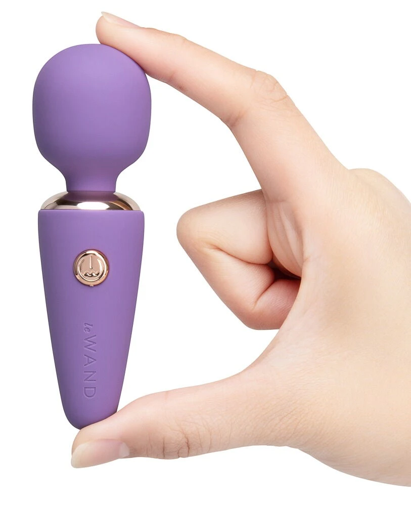 le Wand Mini Microwand, Mini Vibe Microwand von le Wand kompakter Massagestab mit kraftvoller Vibration flüsterleise Bedienung 7 Modi 3 Intensitäten Soft Touch für zuhause und unterwegs