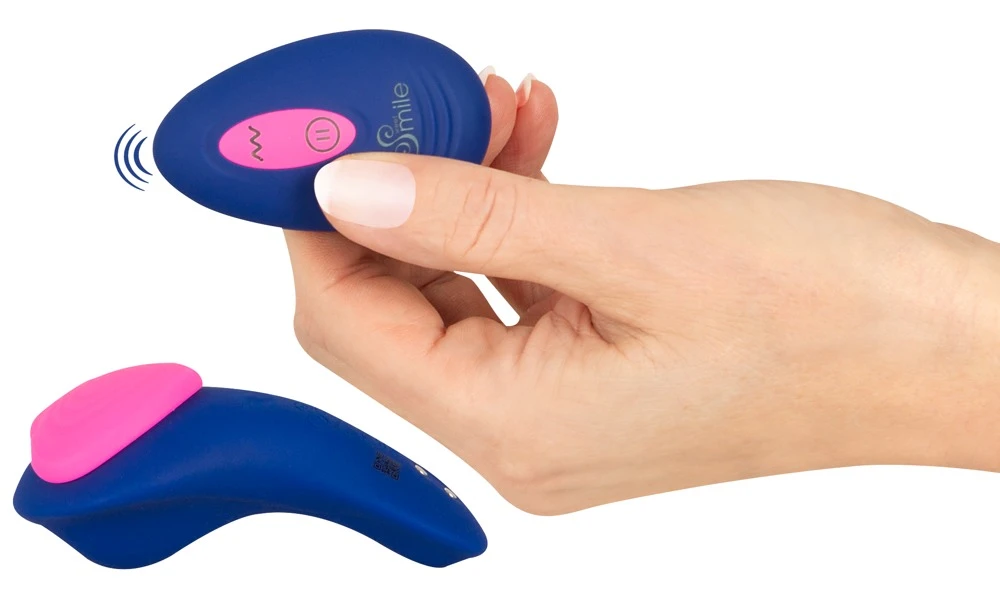 Smile RC Panty Vibrator Heart, Sweet Smile RC Panty Vibrator Heart – Stylischer Mini-Vibrator mit Herz-Magnet, 9 intensiven Vibrationsmodi und Fernbedienung für heimliche Lustmomente im Slip