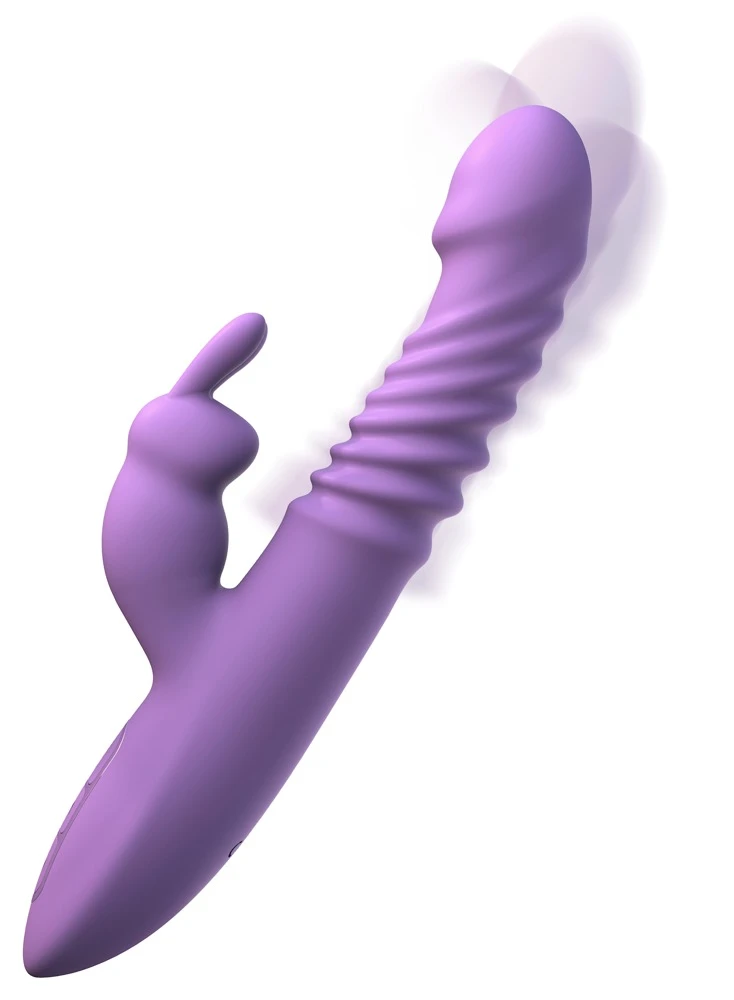 Fantasy For Her Rabbitvibrator mit Heizfunktion Thrusting Silicone