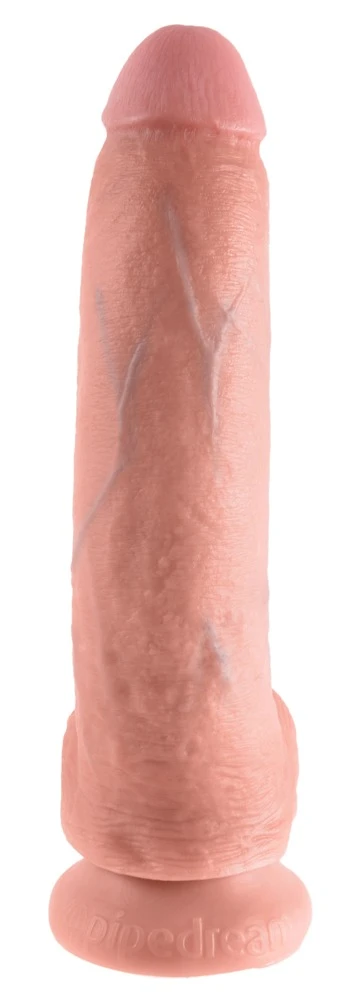 KC 9 Cock with Balls Naturdildo mit griffigen Hoden