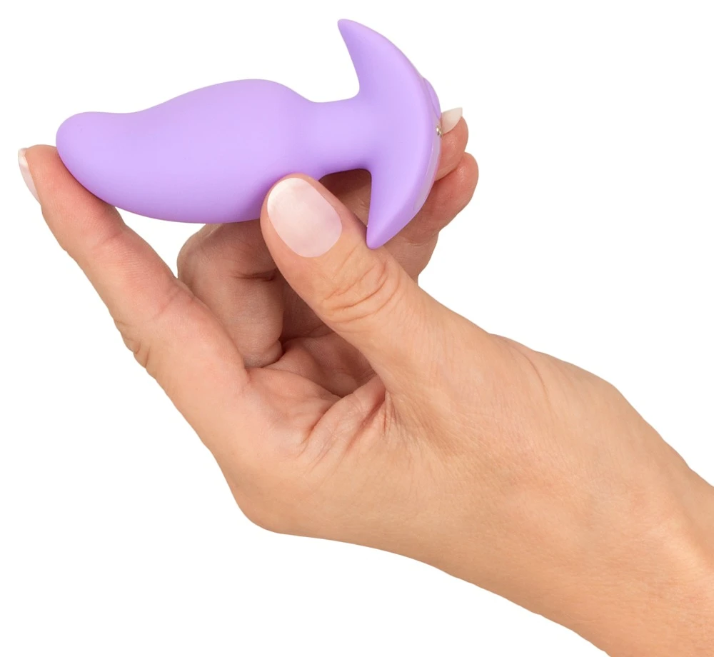 Cuties Vibrating Plug Purple, Vibrating Mini Butt Plug Purple von Cuties – kompakter Analplug mit 7 intensiven Vibrationsmodi, biegsamer P-Punkt-Spitze und glatter Silikonoberfläche für freche, aufregende Analspiele voller prickelnder Lust