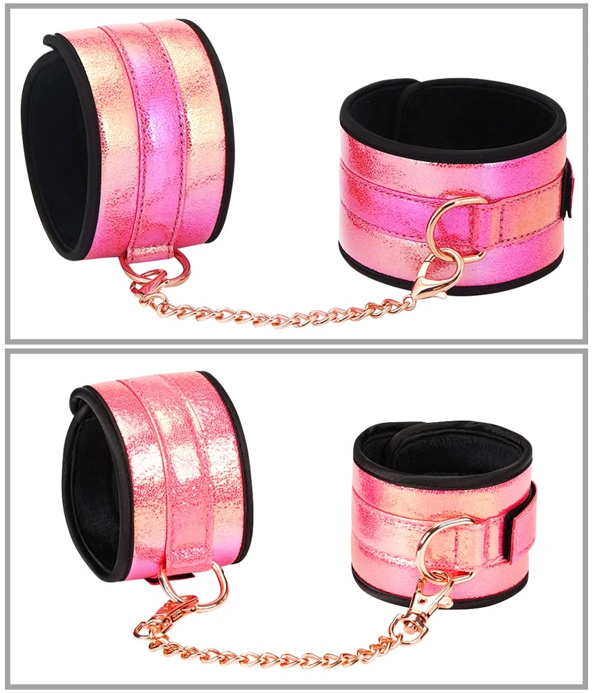 LS Vivid Sakura, Vivid Sakura Bondage-Set: 8-teiliges Fesselspielzeug in glossy Pink für unvergessliche Abenteuer und leidenschaftliche Erlebnisse