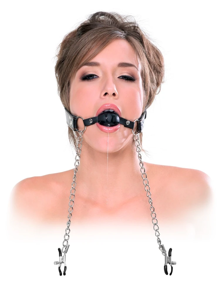 FFE DEluxe Ball Gag and Nipple