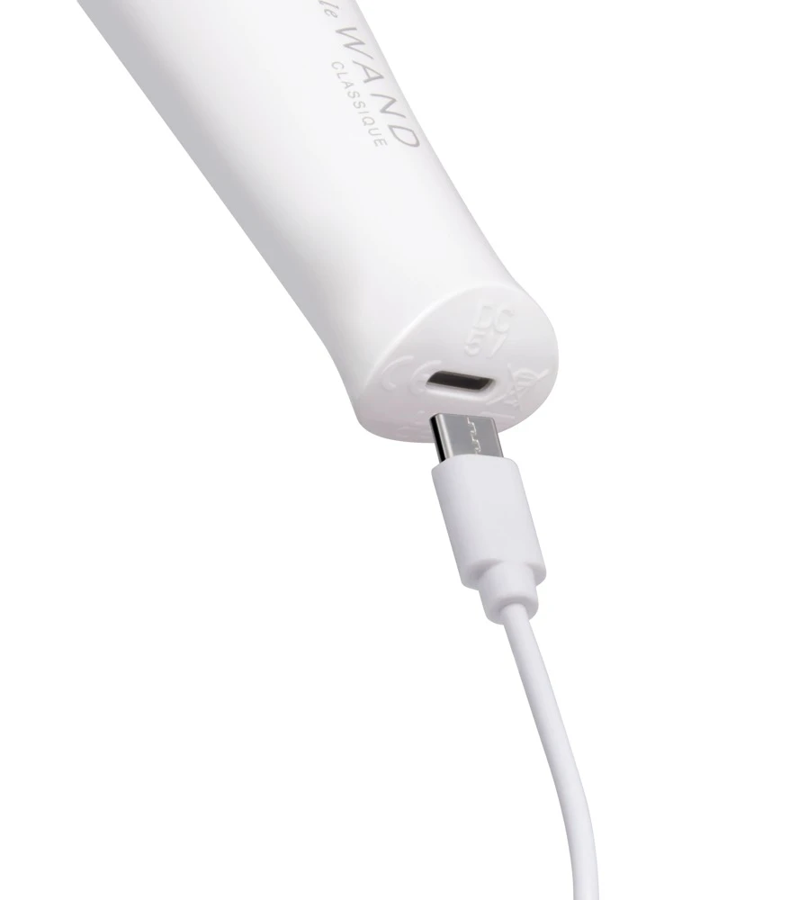 Classique Mini Wand Massager, Le Wand Classique Mini Luxus-Massagestab mit extrastarker Vibration, flexiblem Soft Touch Kopf und ikonischem Design für intensive Solo- und Paarmassagen