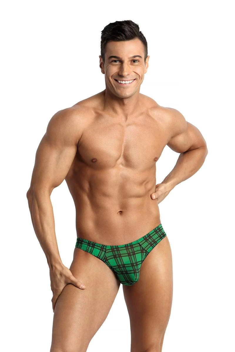 Herren String 052776 transparent mit Karo Muster von Anais for Men