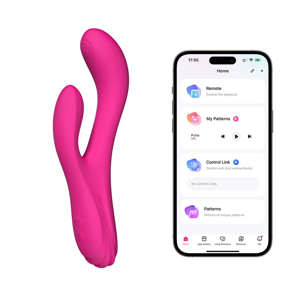 Osci 3, Lovense Osci 3 Rabbitvibrator mit Wärmefunktion & Pulse Vibes für prickelndes Spiel voller Intensität