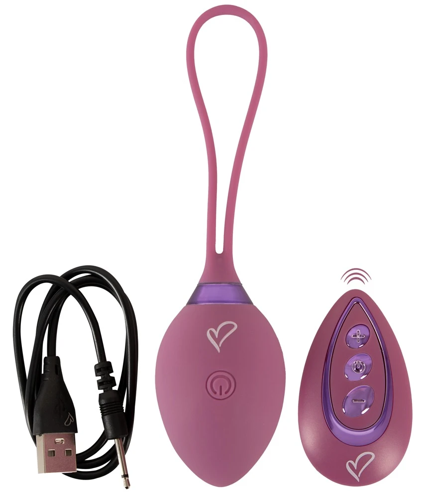beau coeur Rovana RC Love Ball, Vibro-Liebeskugel ROVANA RC Love Ball mit Fernbedienung leise diskret 10 Vibrationsmodi 6 Intensitäten für intensives Training und Lust