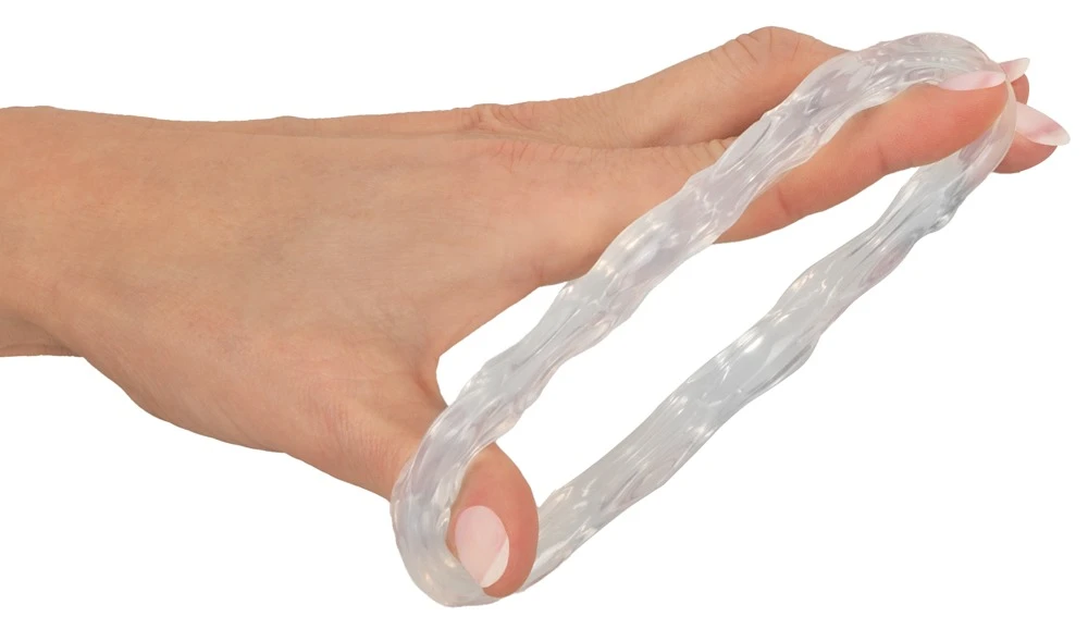 beau coeur Parinor Silicone Co, PARINOR Silicone Cock & Ball Ring von beau cœur – hochelastischer Penis Hodenring aus softem Silikon mit Wellenstruktur für vielseitige Anwendung
