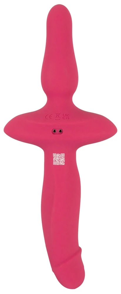 Couples Choice 2in1 Vibrator, Vielseitiger Vibrator für sinnliches Vergnügen: 2 leise Motoren, 10 Modi, wasserfest und aus geschmeidigem Soft-Touch-Silikon