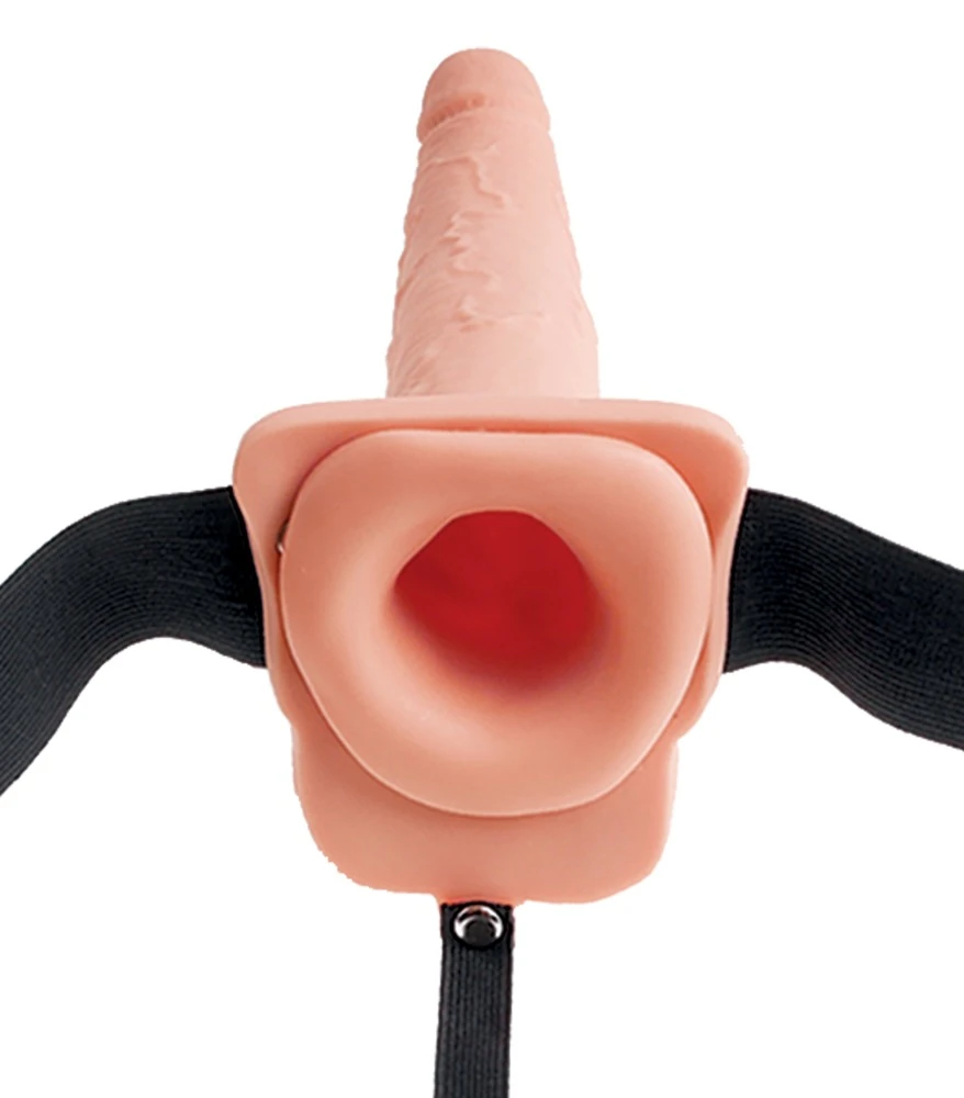 Fetish Fantasy Hohler Naturdildo mit elastischem Strap-on