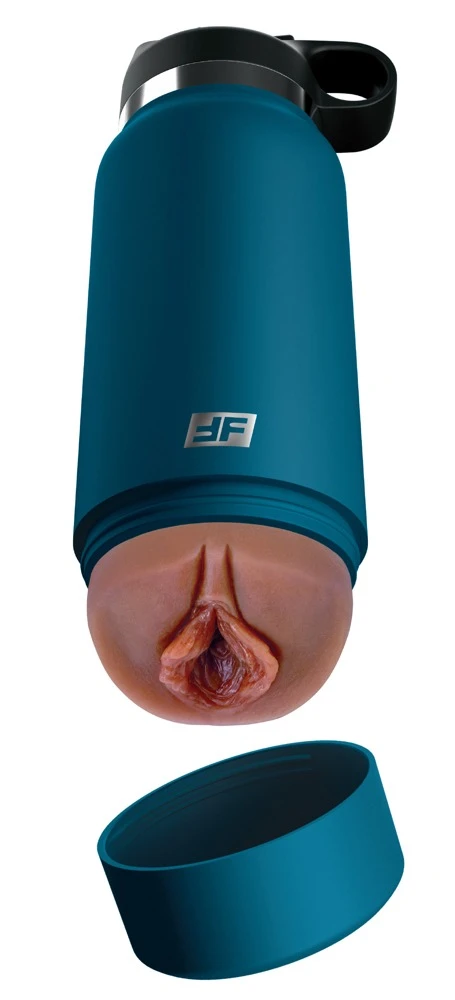 PDX Plus Flask Masturbator in Vagina-Optik Trinkflaschen-Gehäuse