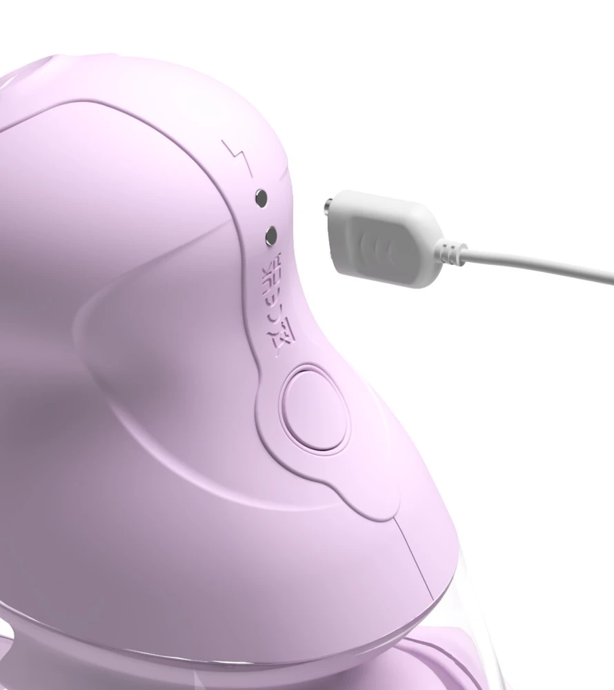 FFH Veloura Touch Pleasure Pum, Fantasy For Her Veloura Touch Pleasure Pump – Aufreizende Intim-Saugschale mit 10 Vibrationsmodi, 3 Saugstufen und intensiver Stimulation für prickelnde Lustmomente