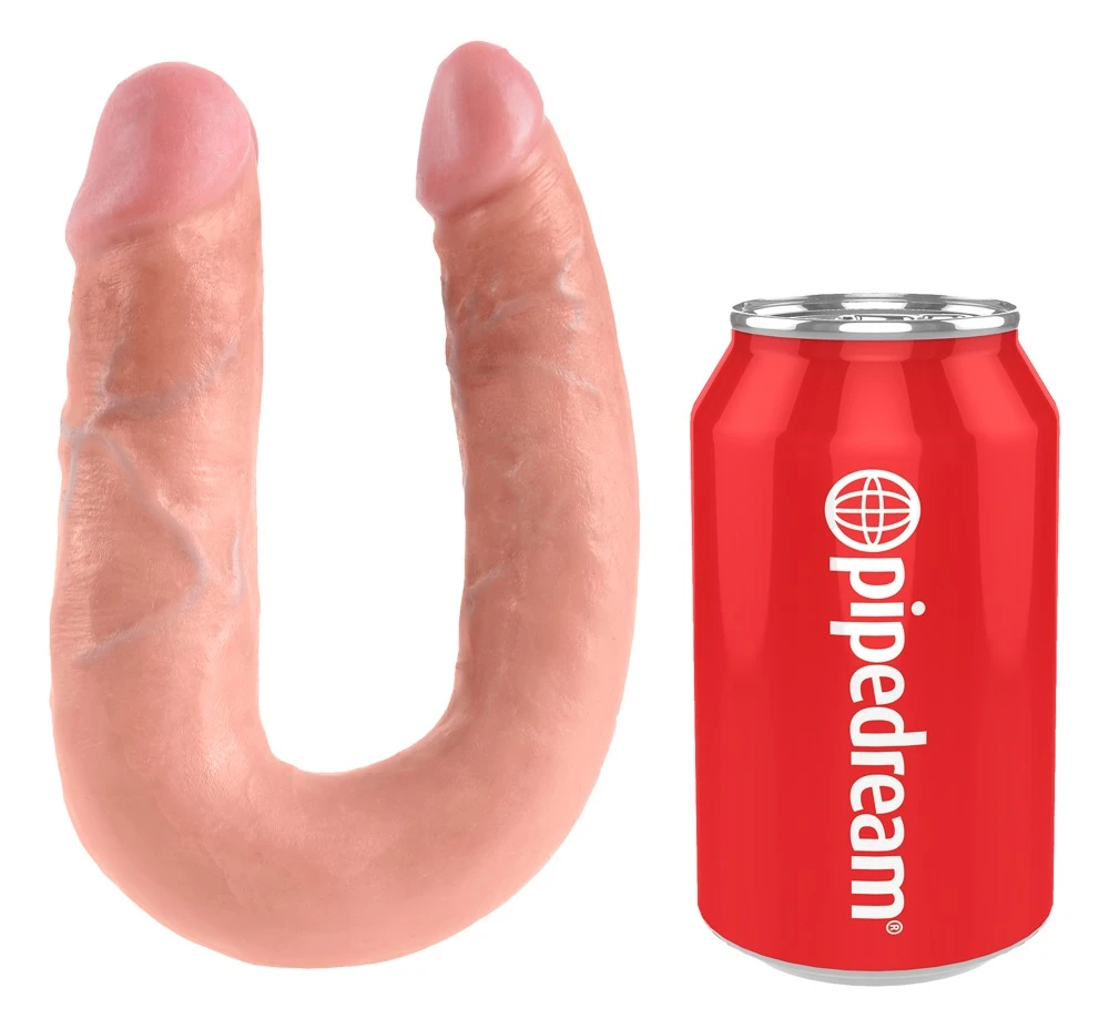 King Cock Double Trouble Doppeldildo im Naturlook